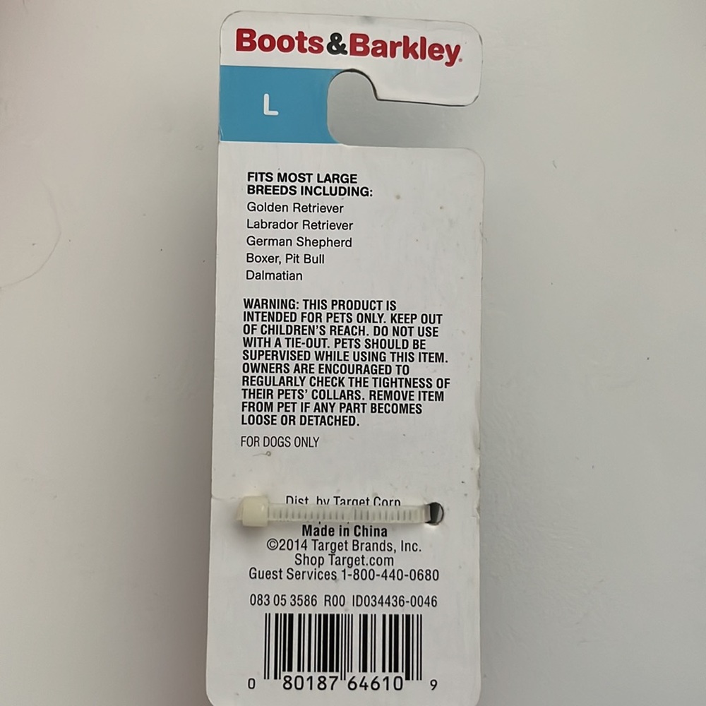 Boots & Barkley Reflective Dog Collar-Large - Picture 3 of 6